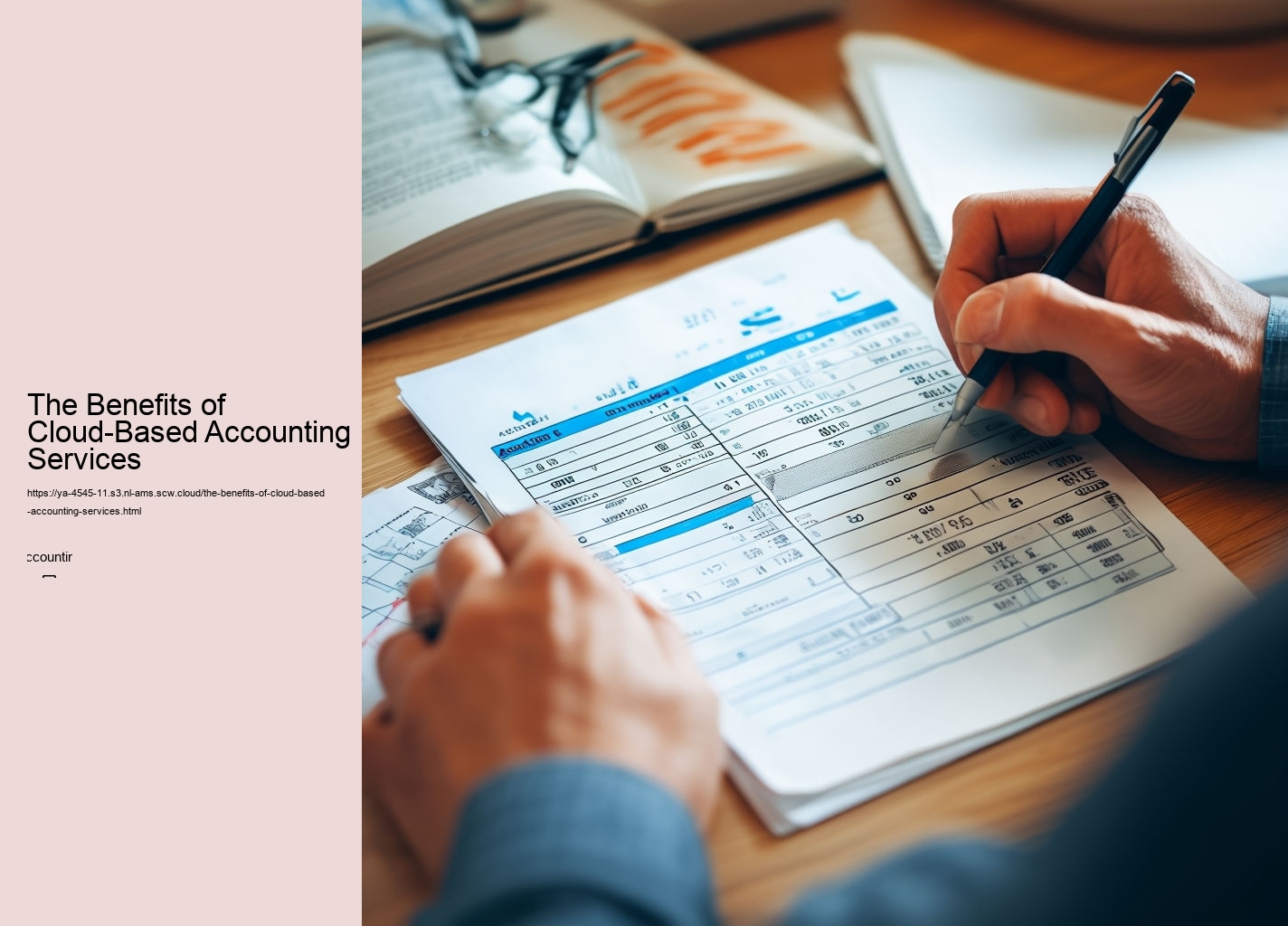 The Benefits of Cloud-Based Accounting Services